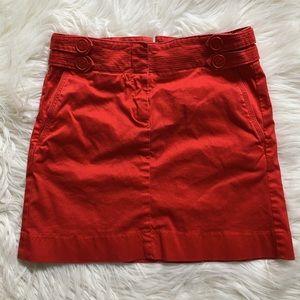 J.Crew orange skirt